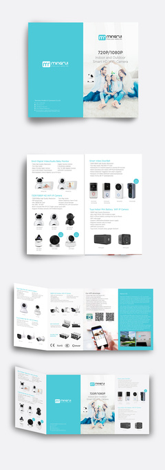 雪候鸟YY品牌产品折页设计 以平面艺术传递品牌温度