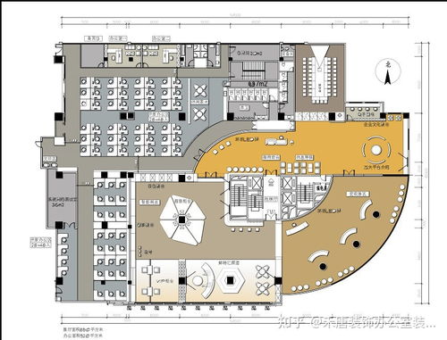 软件开发公司办公室平面图设计 功能与创新并重的工作空间规划